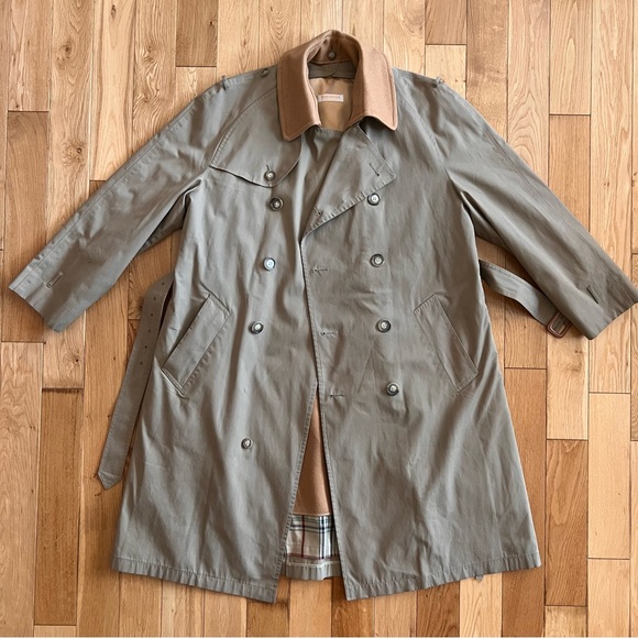 Brooks Brothers Other - Vintage Brooks Brothers Belted Trench Coat Removable Wool Lining Size 40